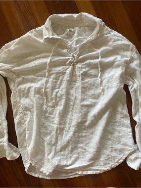 Gap cotton drawstring pullover s